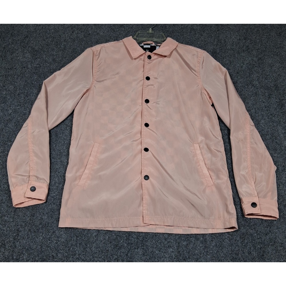 Art Class Jacket ~ Girls' XLarge 16 Pink Blush ~ Windbreaker ~ Emoji Smile
